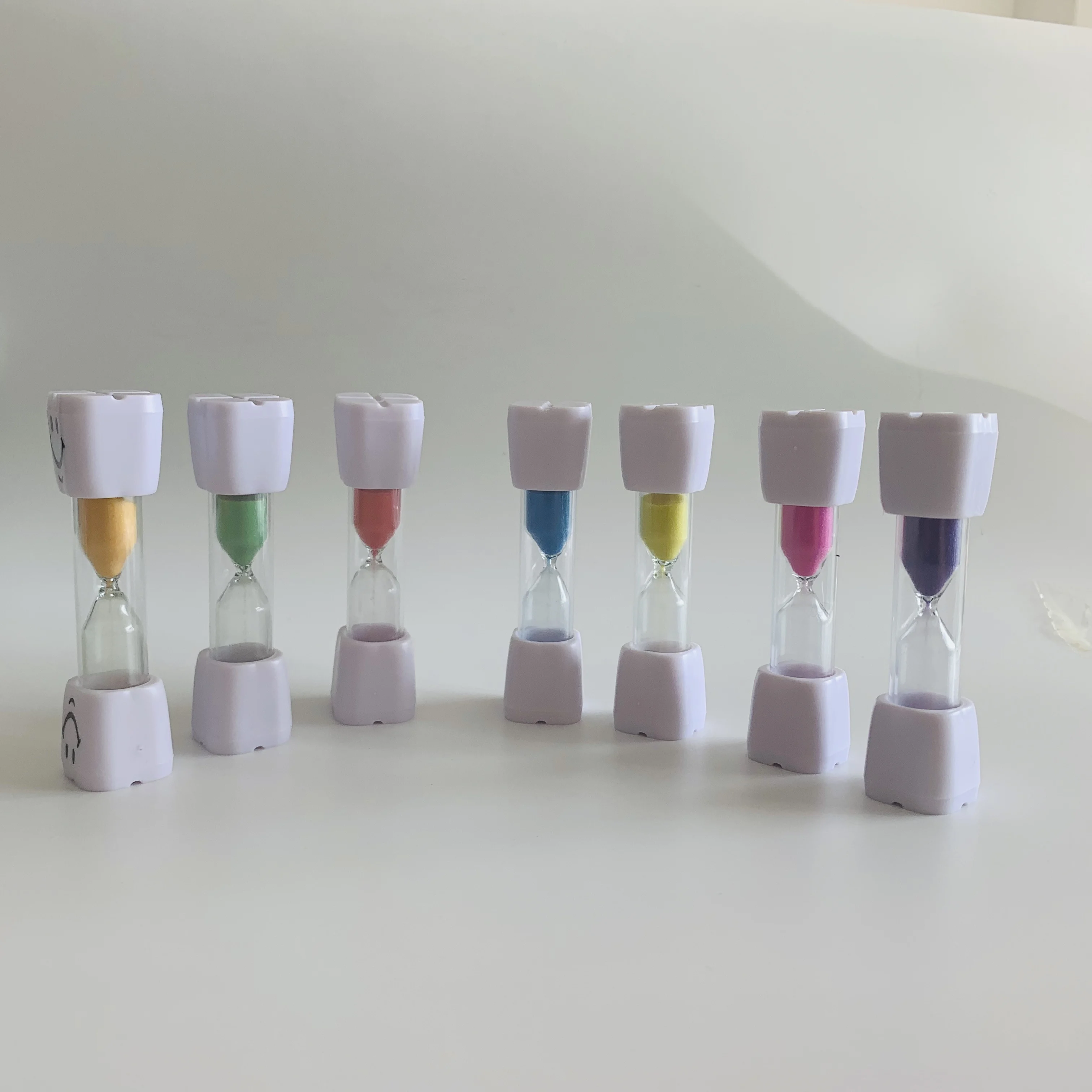 Пластиковый зуб форма песка таймер песочные часы 5 в виде песочных часов на 1