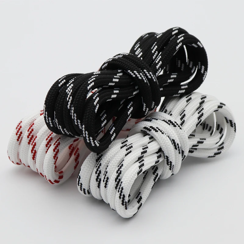 

Weiou 5.5MM Classic Polyester Lace Durable Shoelace Making Hiking Shoe Rope Red White Black Simplicity String Cheaper Cordones