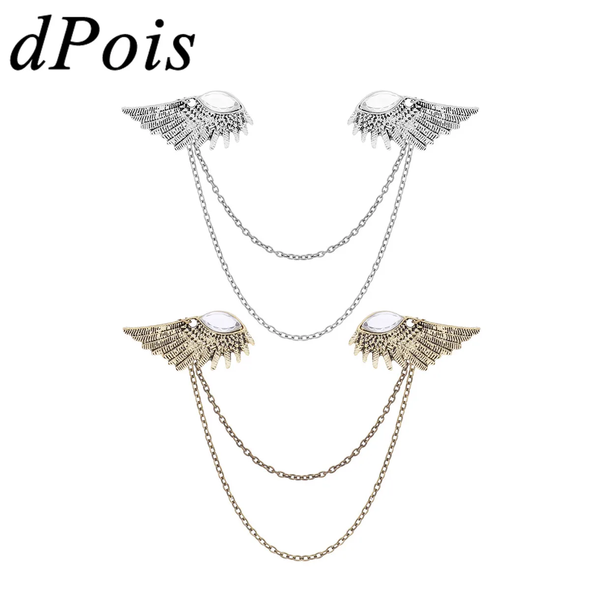 Мужская и женская шаль в стиле стимпанк зажим на воротник для свитеров танцев