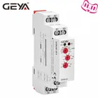 Реле мониторинга сверхтока GEYA GRI8-01 10 А, датчик тока на Din-рейке, монитор переменногоDC24V-240V тока