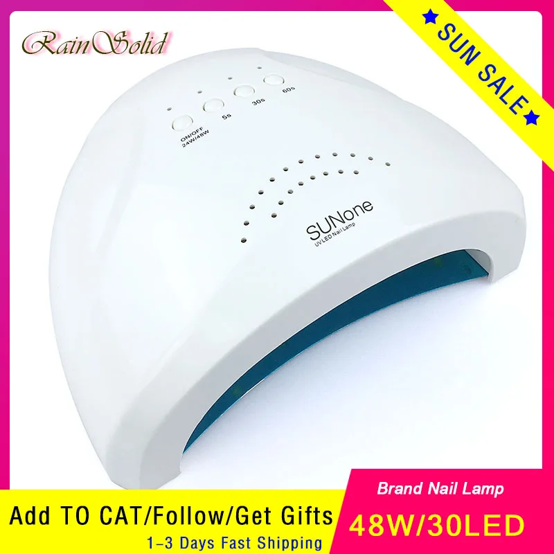 Светодиодный ПА Sun One УФ/LED для сушки ногтей Сушилка с автоматическим датчиком и