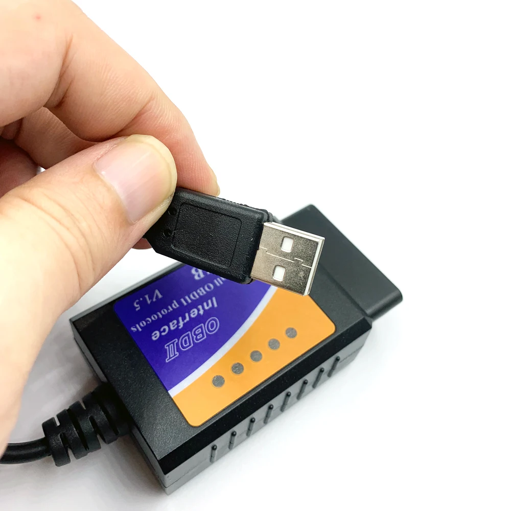 USB диагностический сканер ODB 2 ELM327 FTDI FT232RL V1.5 ELM 327 uto с поддержкой автомобиля