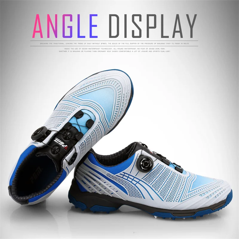 Мужская обувь для гольфа PGM водонепроницаемая Спортивная дышащие Нескользящие