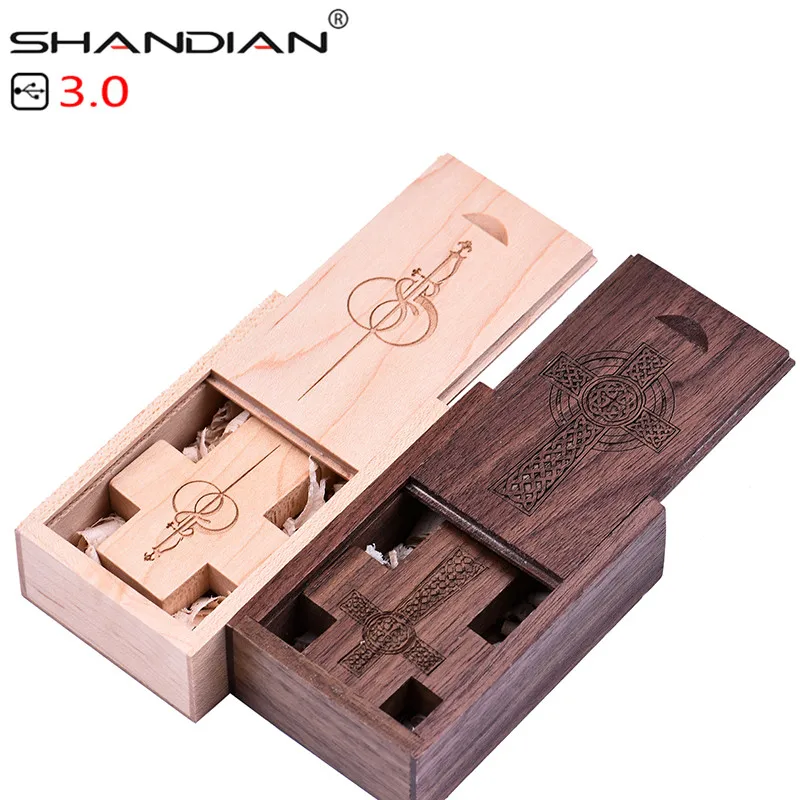 SHANDIAN новый деревянный флэш накопитель 4 ГБ 16 32 64 ГБ|USB флэш-накопители| |