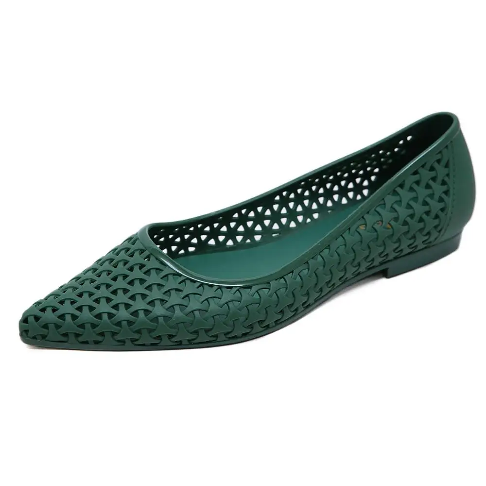 Сандалии SLHJC женские с острым носком Повседневные Удобные Пляжные босоножки без