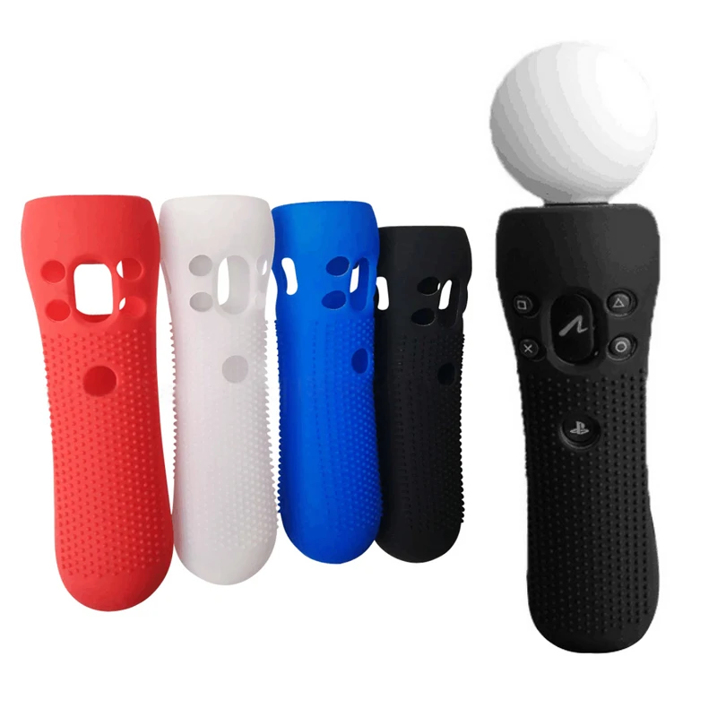 Защитный чехол для PS3 PS4 VR Move силиконовый контроллера Playstation 3/4 противоскользящие