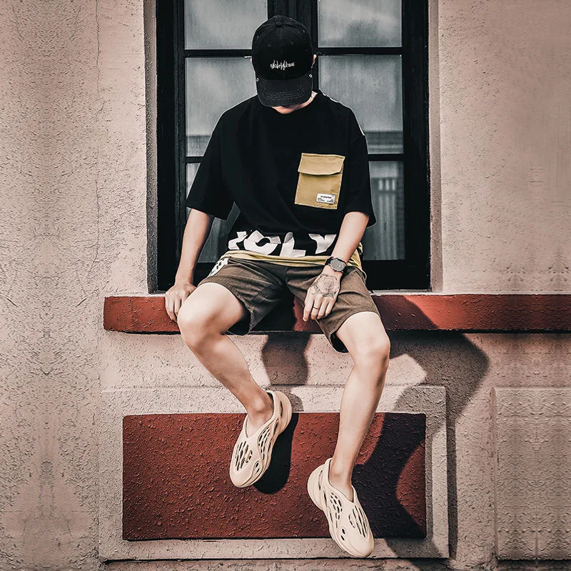 Мужские дышащие мягкие сандалии Повседневная пляжная обувь качественные