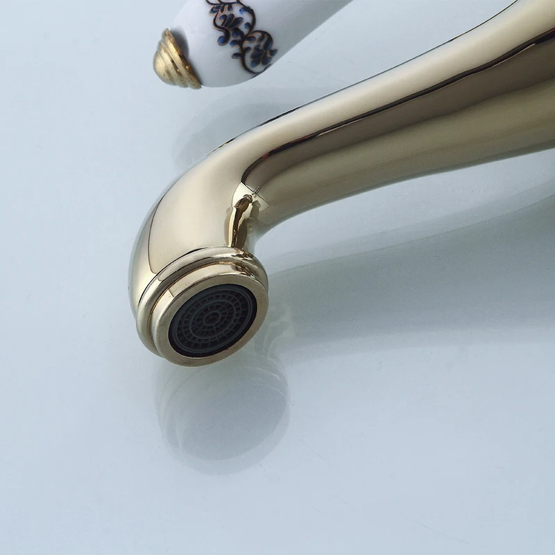 Bathroom Faucet Antique Bronze Finish Brass Basin Sink Solid Faucets Single Handle Water Mixer Taps Bath Crane | Обустройство дома