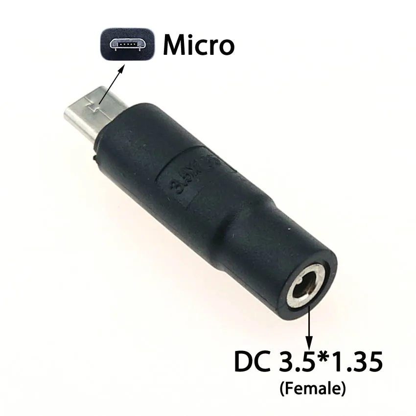 

Cltgxdd 1 шт. Micro USB / USB 2,0 штекер к DC 3,5*1,35/4,0*1,7 мм гнездовой разъем конвертер адаптер для ноутбука