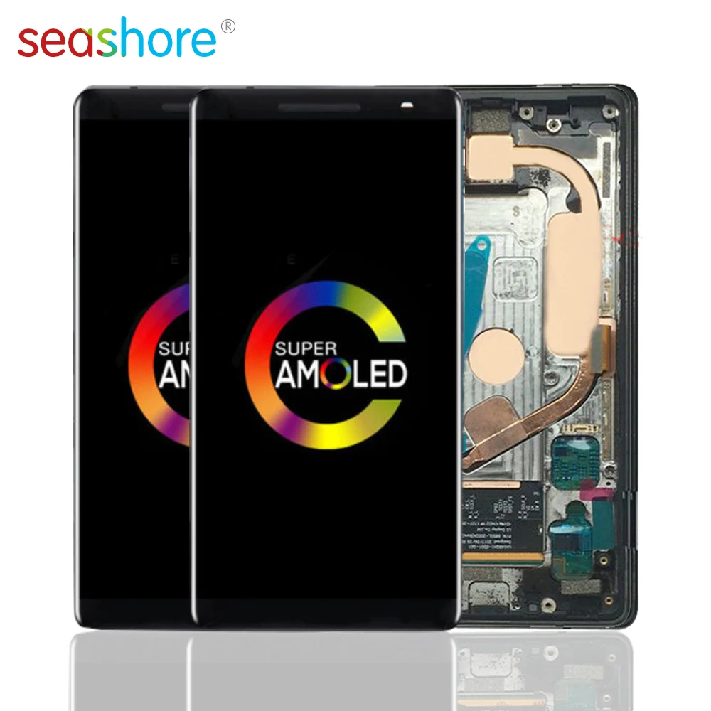 Оригинал для NOKIA 8 Sirocco LCD сенсорный экран дигитайзер сборка Nokia дисплей с рамкой
