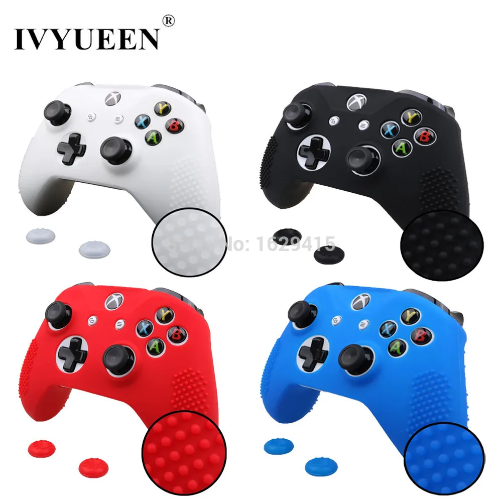 IVYUEEN 2 в 1 для контроллера Microsoft Xbox One X S Slim силиконовый гелевый резиновый чехол + шт.