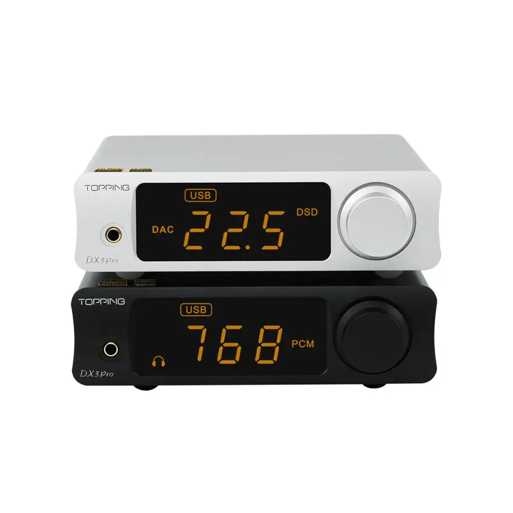 Усилитель TOPPING DX3 PRO LDAC декодер с поддержкой Bluetooth выход для наушников USB AK4493