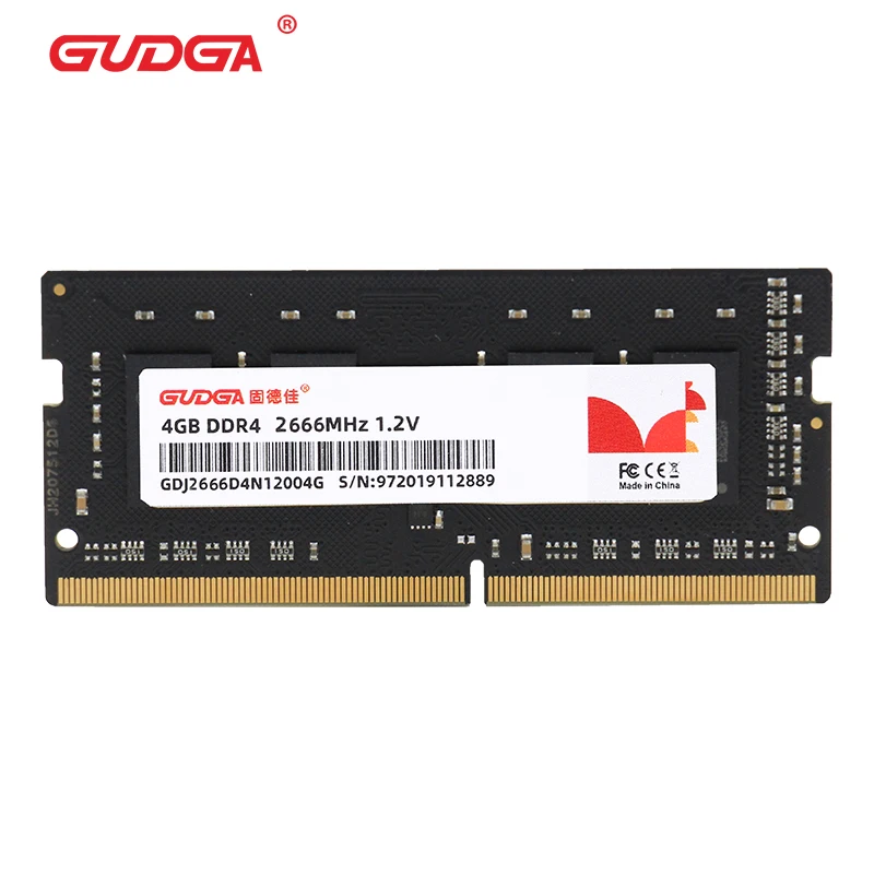 gudga memoria ram ddr4 4gb 8gb 16gb 32g 3000mhz 2666 mhz sodim 1 2v support dual channel for laptop notebook computer accessory free global shipping