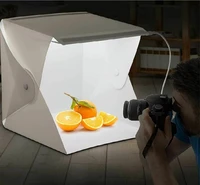 foldable photography lightbox photo studio softbox led panel light shooting box kit photobox with for dslr camera