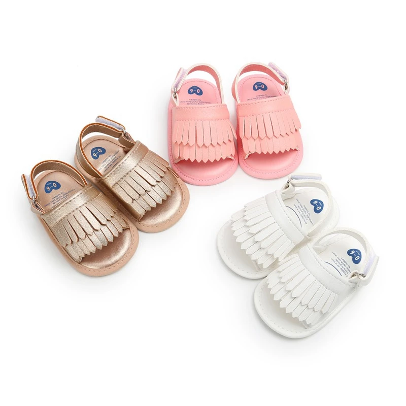 Модная одежда для детей Детская мода новорожденных мягкая подошва Ленточки