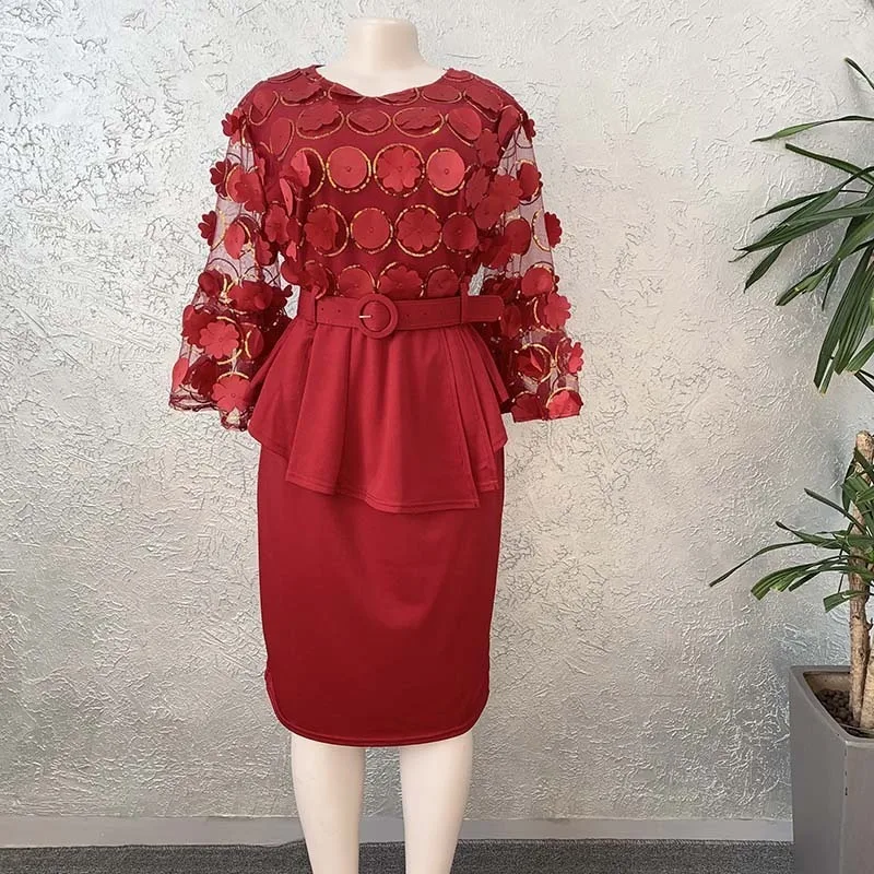 Комплект из 2 предметов платья в африканском стиле для женщин 2020 африканская