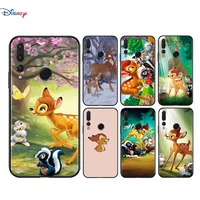 silicone cover disney bambi for huawei honor 9 x 9n 8s 8c 8x 8 a v9 7s 7a 7c pro lite prime play 3e phone case