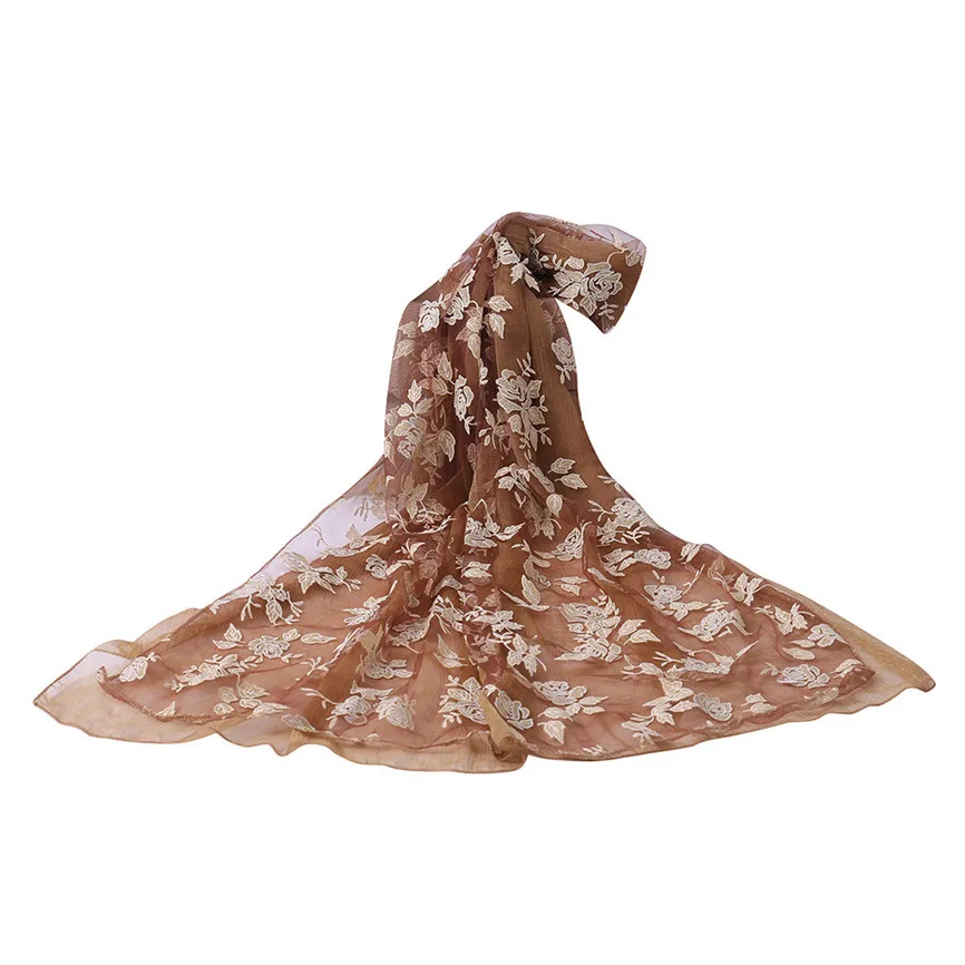 Мягкий Шифоновый Шарф женский шарф с градиентным принтом модный качественный