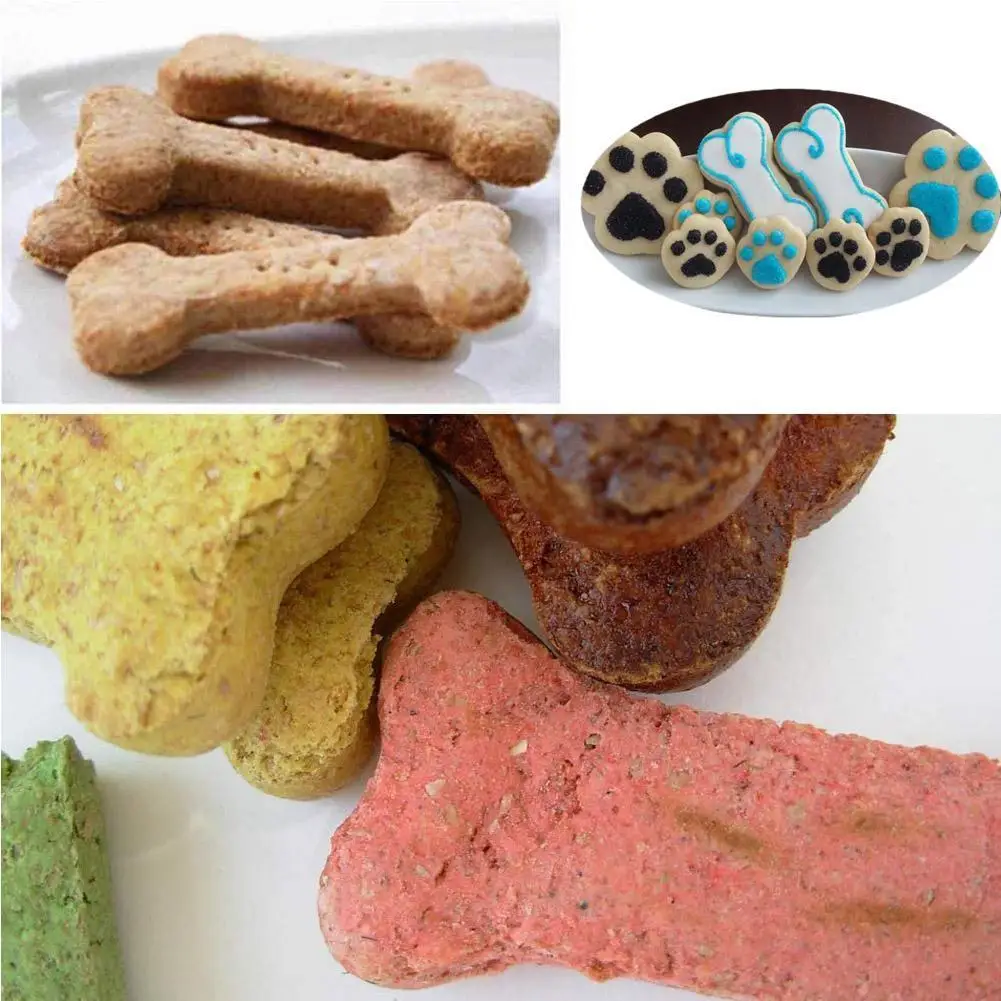 

4 Pieces Dog Bone Cookie Cutter Biscuit Fondant Pastry Baking Cake Mold Biscuit Mold