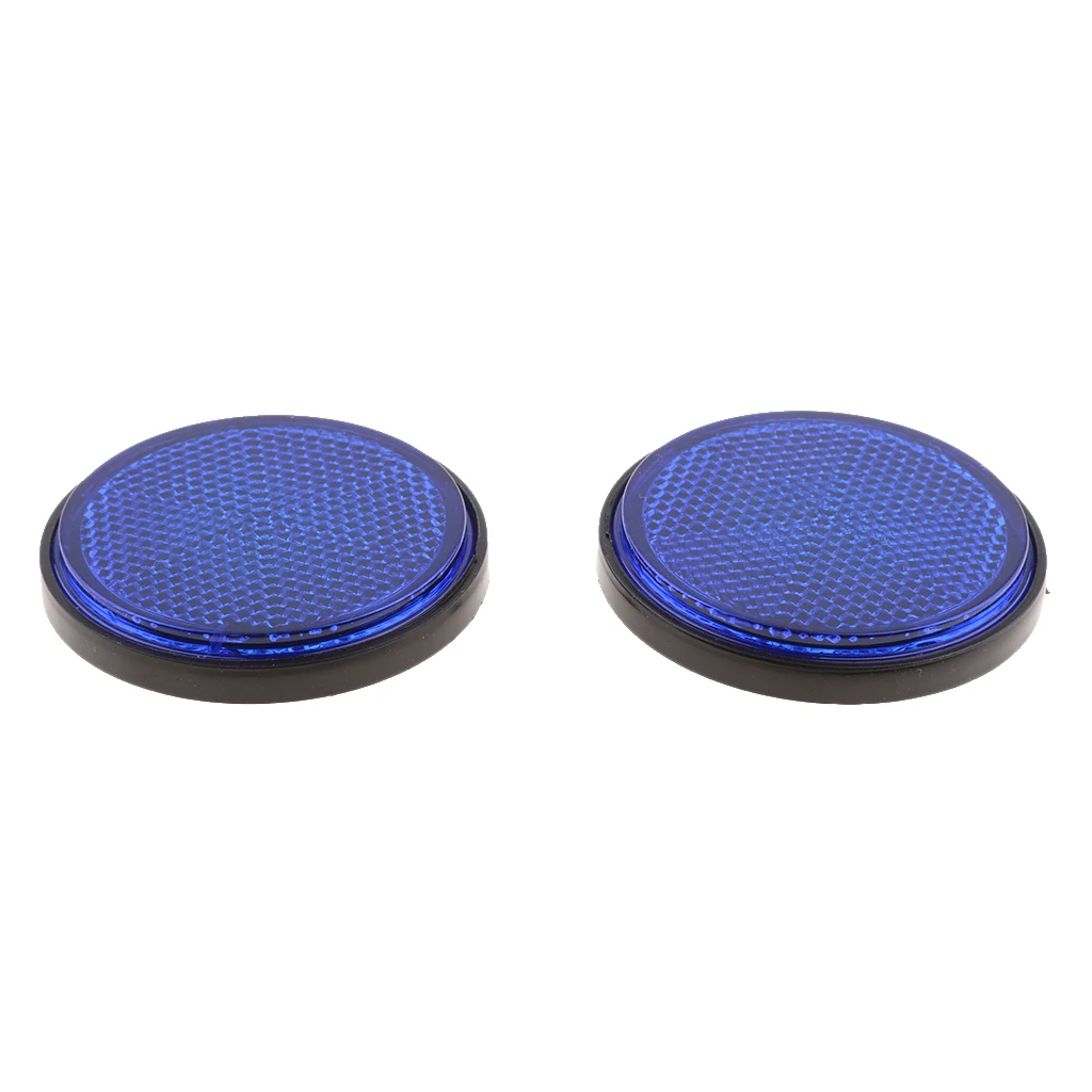

2inch 5.5cm Round Reflectors Sticker Universal fits for Motorcycles Bike Plastic