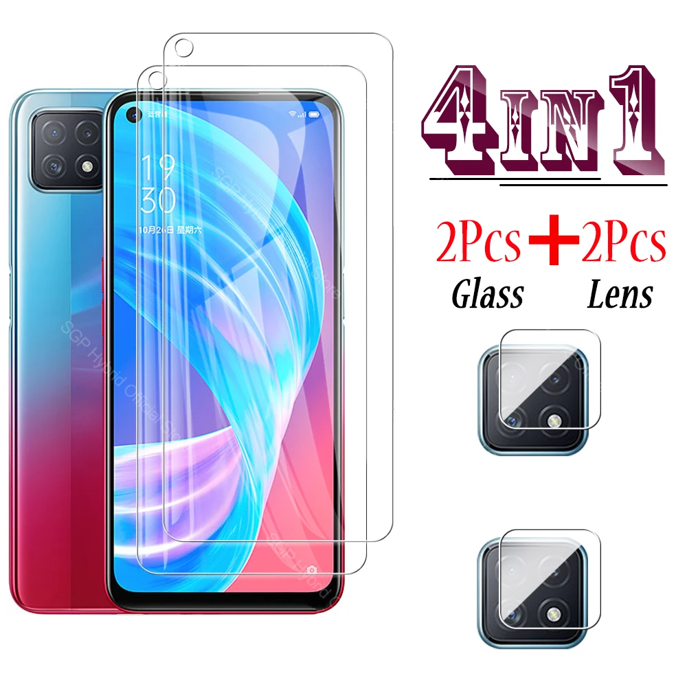 4-в-1 закаленное защитное стекло A 74 для экрана Oppo A74 A73 5G A72 7 2 72 CPH2197 CPH2161 Защитная
