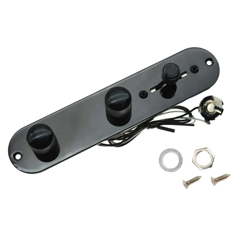 

3 Way Wired Loaded Prewired Control Plate Harness Switch Knobs for TL Tele Telecaster Guitar Parts