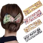 Крученая заколка для волос для женщин, для укладки волос во французском стиле, с бантом, с шариковой головкой, для пучка волос, волшебный Твистер для плетения волос