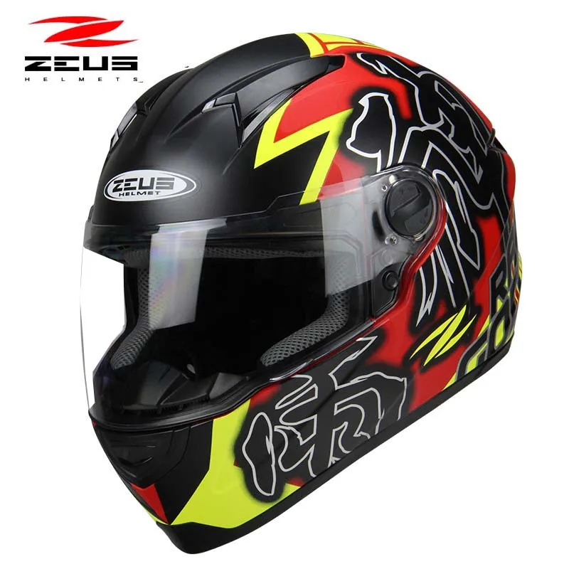 Шлем ZEUS для электрического мотоцикла на все лицо аксессуары мотокросса