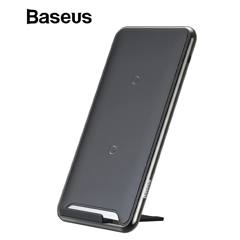 Baseus 10 Вт 3 катушки Беспроводное зарядное устройство для iPhone X/XS Max XR samsung S9 Note 9 10 Xiaomi Многофункциональный Qi беспроводной зарядный коврик