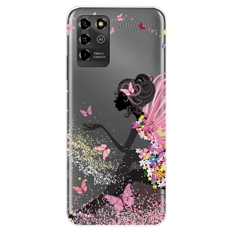 Чехол для ZTE Blade V30 Vita 8030 силиконовый мягкий мультяшный Прозрачный чехол 9030