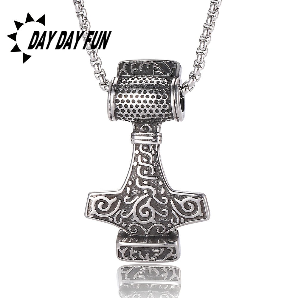 Viking мужское ожерелье из нержавеющей стали цепь панк готический норвежский