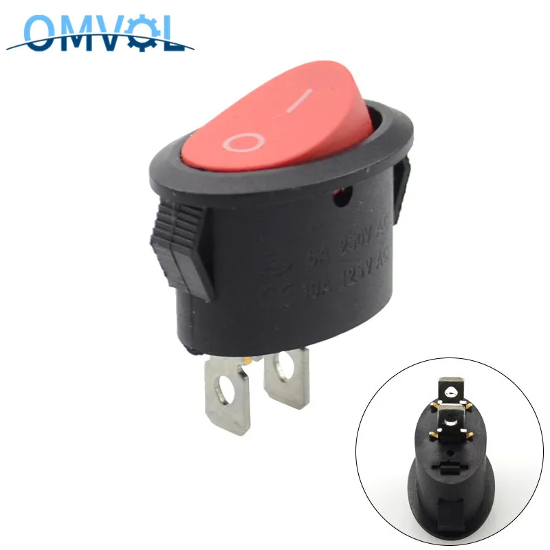 

2Pin SPDT ON-OFF 2Position Boat Rocker Switch 10A 125VAC 6A 250VAC