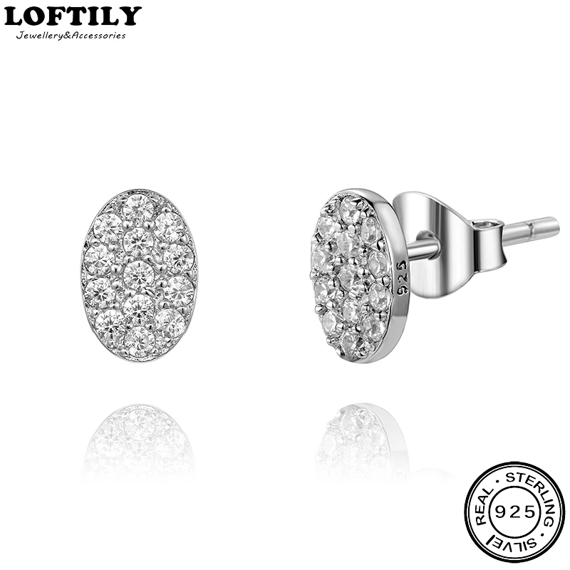 

Simple 925 Sterling Silver Small Lovely Geometric Stud Earrings For Women Jewelry Birthday Earrings Gift For Girl Friend