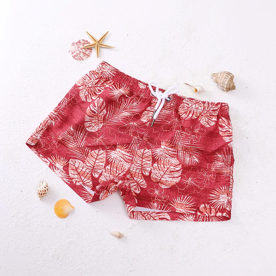 

Men's Printed Board Shorts Quick Dry Beach Shorts Swim Trunks Male Bikini Swimwear Surfing Shorts Short De Bain Homme Banadore