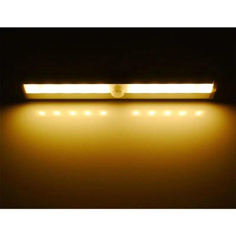 

Motion Sensing Closet Lights 10 LED Wireless Night Light Cabinet Wardrobe Stairs Step Night Light Wall Lamps With Magnetic Strip