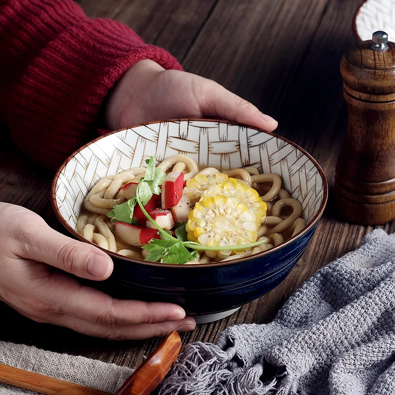 Творческий дом ресторан пищевая миска японский коммерческий большой для риса