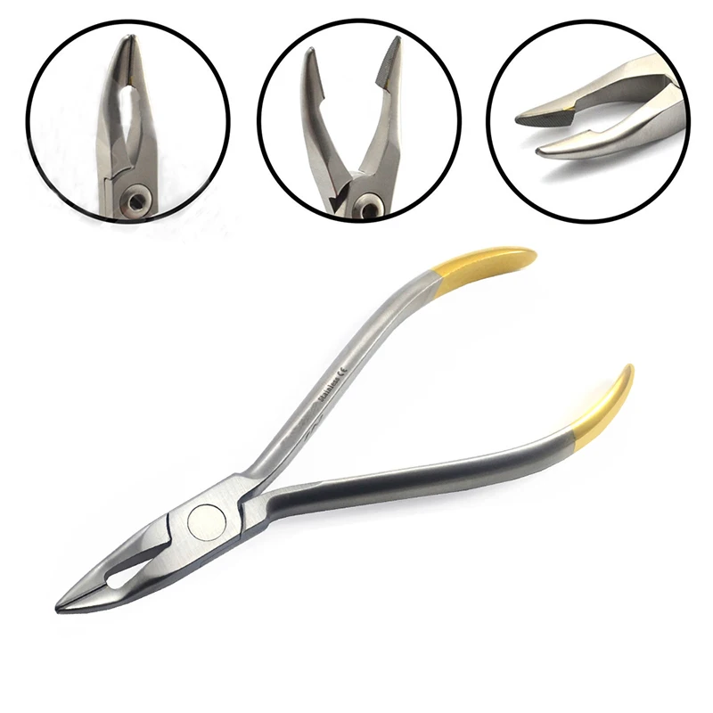 1 pc Dental Weingart Pliers Orthodontic Tools With TC Head Stainless Steel Pliers Arch Bending Plier Dentist Pliers