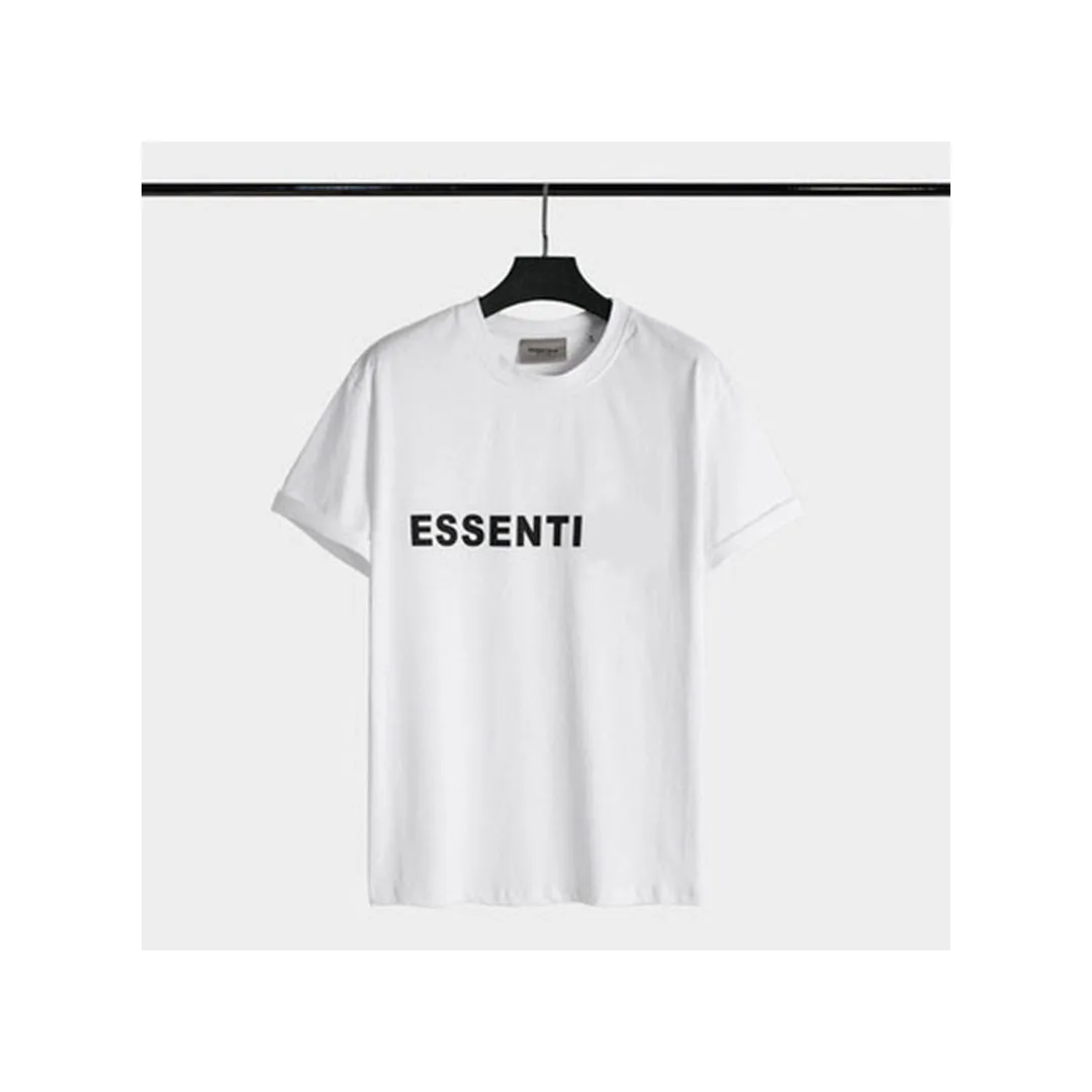 

2021 Men's And Women's Summer Fashion Casual Three-Dimensional Letters On The Chest Cotton Short-Sleeved Loose T-Shirt Tee