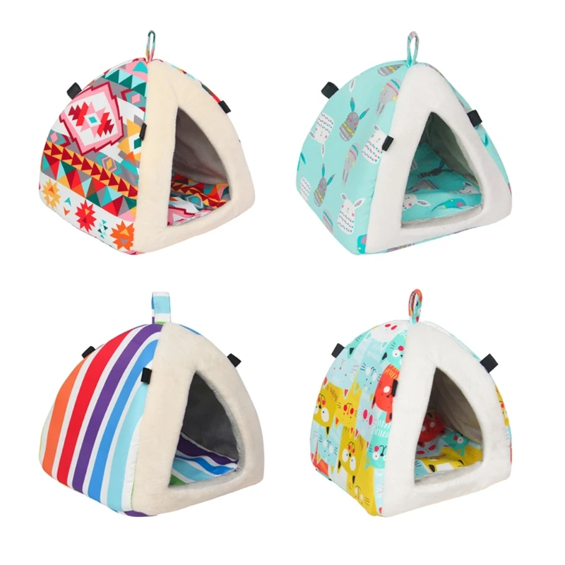 

Ethnic Style Warm Bed Hammock Small Animal Cage Accessories Glider S/L Pet Supplies Suitable For Small Pets
