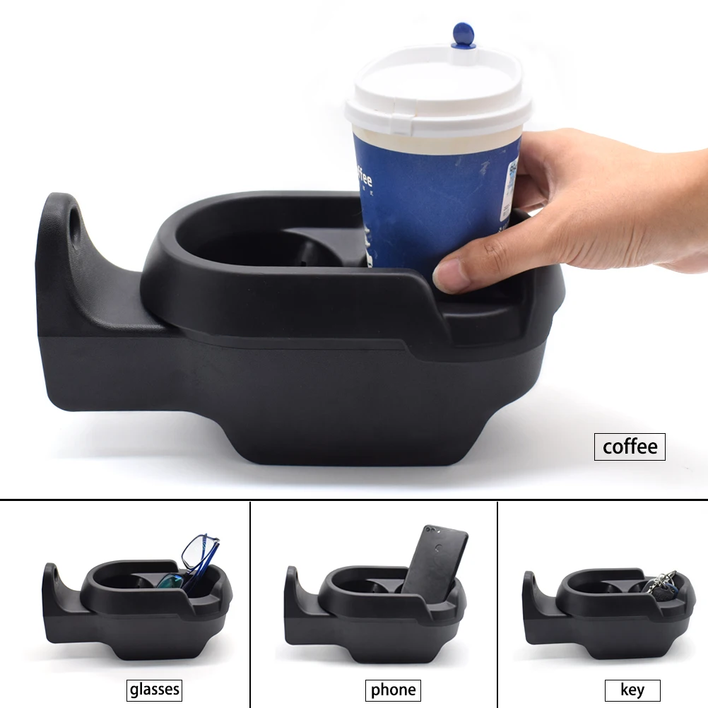 

Coffee Cup Drink Sunglass Holder For Smart Fortwo W450 W451 2007 2008 2009 2010 2011 2012 2013 2014 Armrest Storage Organizer