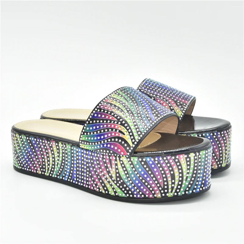 Новейший дизайн африканские женские свадебные туфли Роскошные для женщин 2021