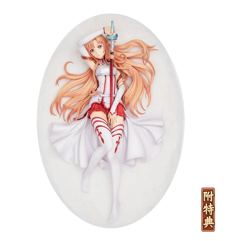 

Предпродажное искусство меча онлайн Asuna Yuuki позиция для сна аниме милая кавайная мультяшная Кукла Коллекционные Фигурки ПВХ модели игрушки