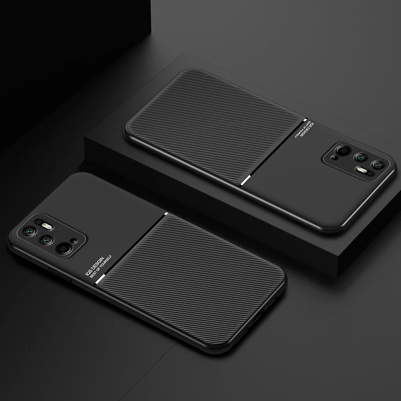 Fashion Protection Phone Case For Xiaomi Redmi Note 10 10S Pro 5G 4G Max Shockproof Anti Shock TPU Shell Car Magnetic Back Cover