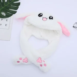 Шапка-кролик с подвижными ушками