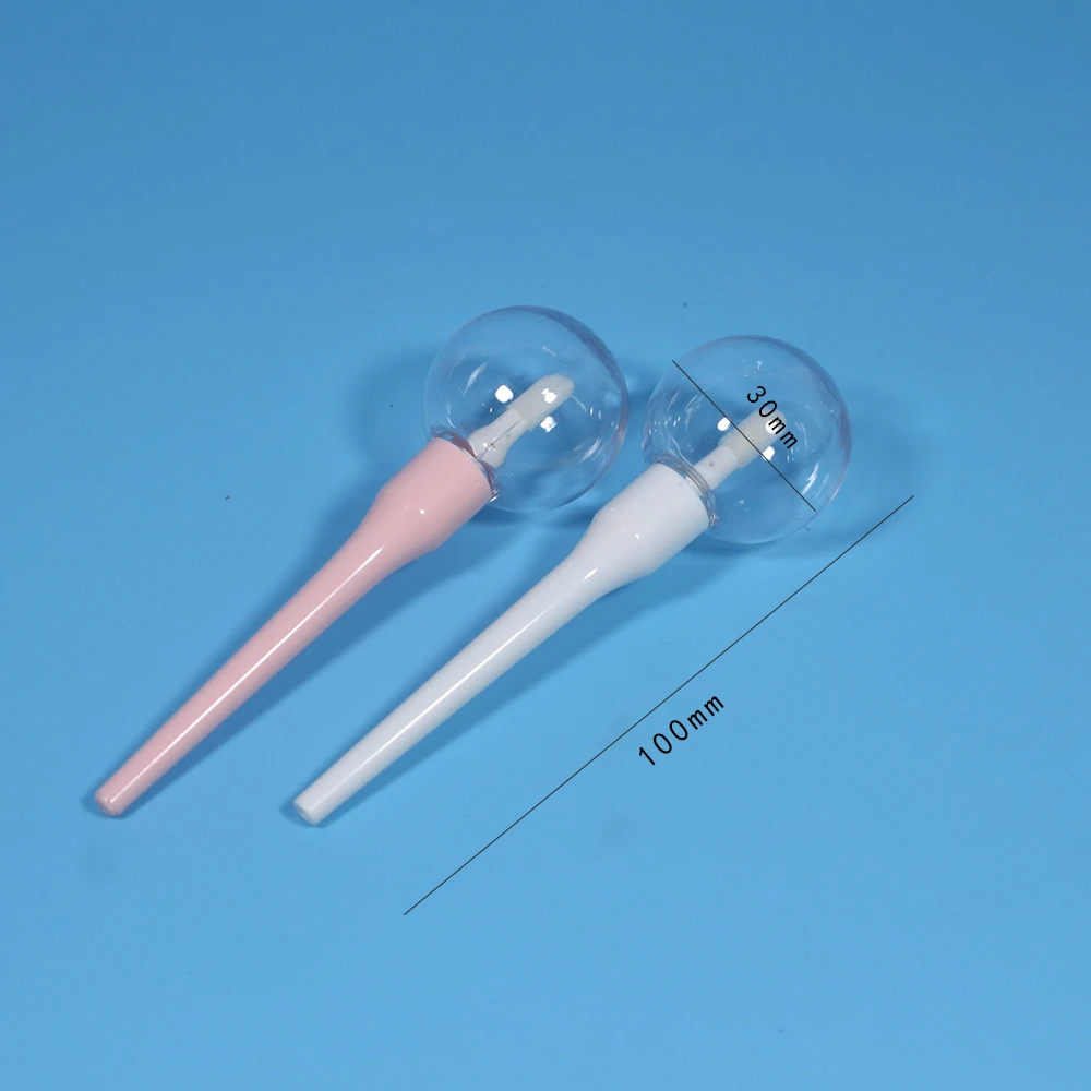 

20pcs 8ml Lollipop Lipgloss Tube Cosmetic Plastic Transparent Lip Gloss Packaging Container