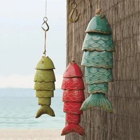 colored koi fish wind chime color koi fish wind chimes outdoor resin wind chimes pendant christmas gift garden decoration