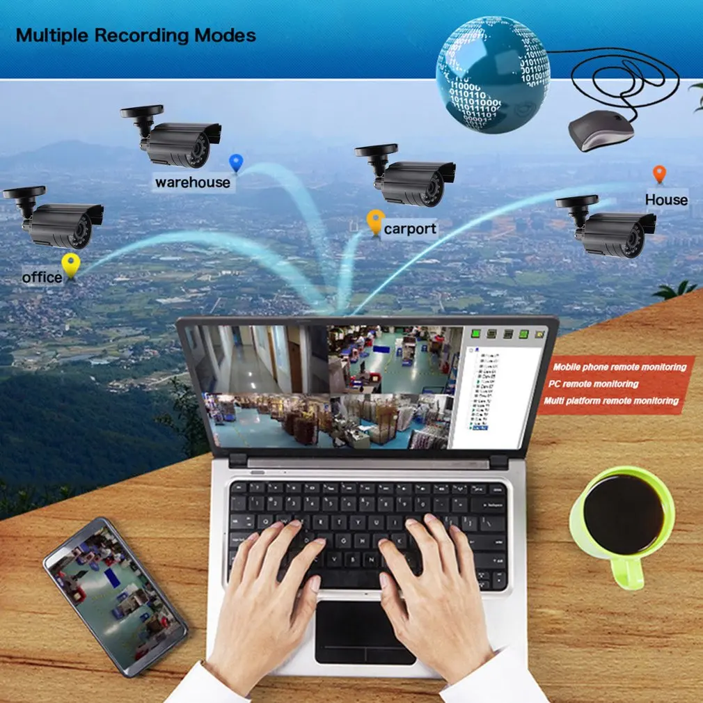 Камера видеонаблюдения IP66 профессиональная водонепроницаемая инфракрасная |