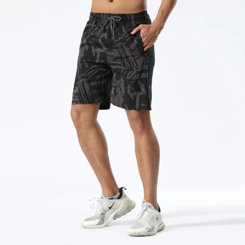 Шорты мужские быстросохнущие спортивные штаны для спортзала фитнеса облегающая