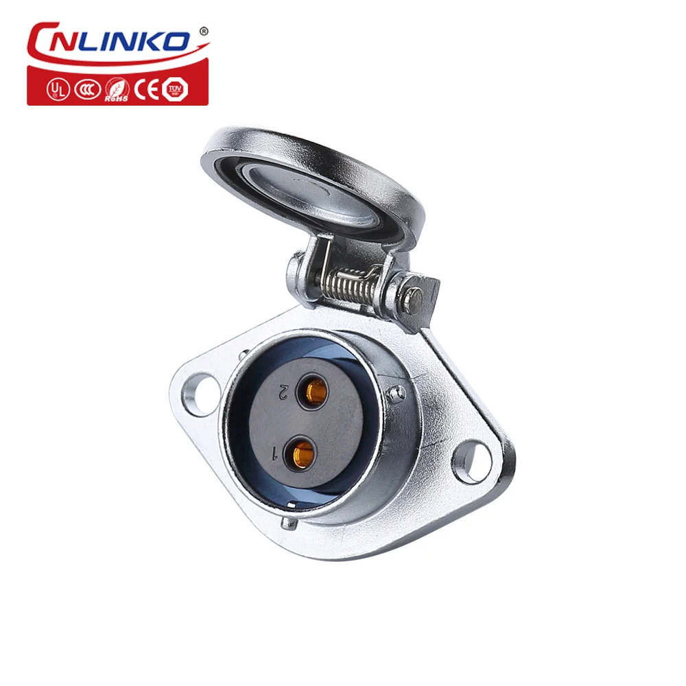 CNLINKO M20 YA 2 pin 20A 500V водонепроницаемый круглый Электрический разъем с IP65