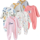 Комбинезон детский, хлопковый, с длинным рукавом, на возраст 0-12 месяцев, 23 шт.